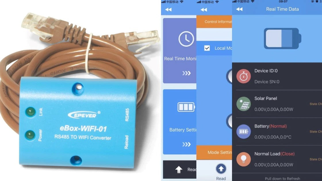 Epever e-Box WiFi App now available on iOS!