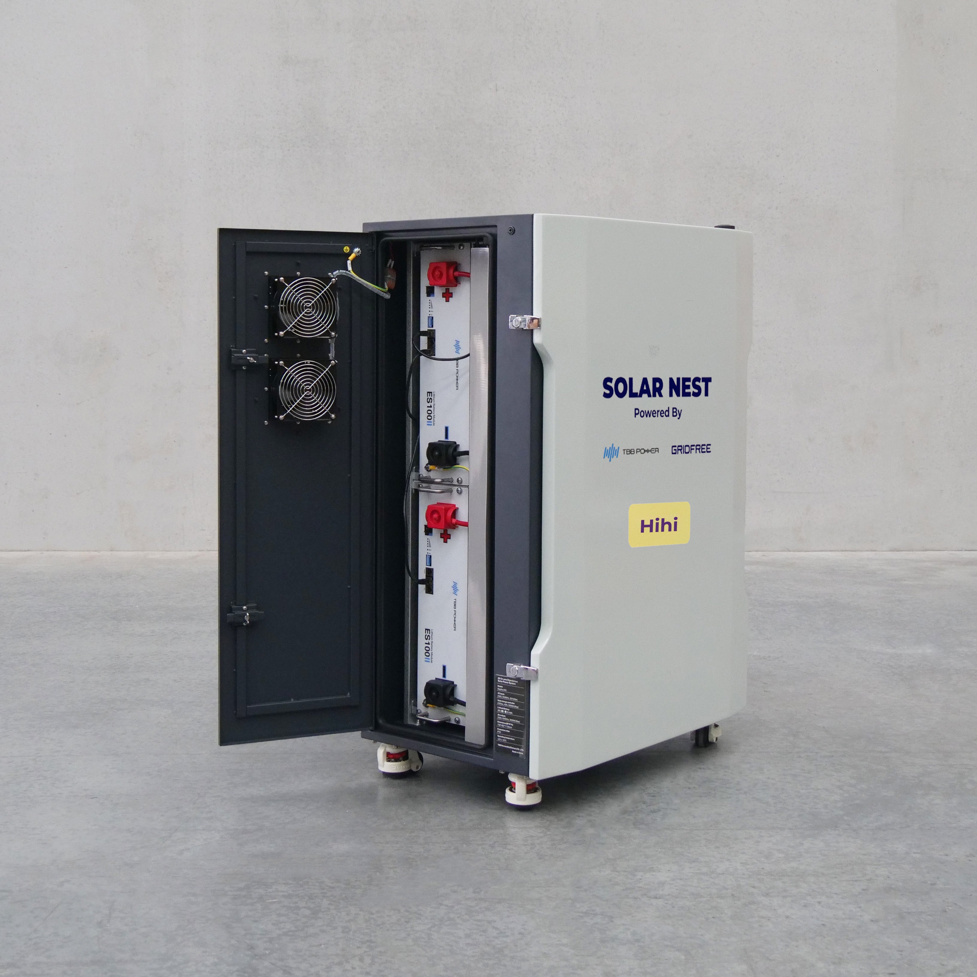 The Hihi Solar Nest | All-In-One Cabinet Off-Grid Solar System
