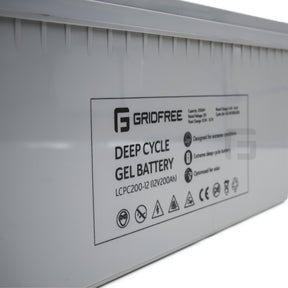 12v200Ah Gel Deep Cycle Battery