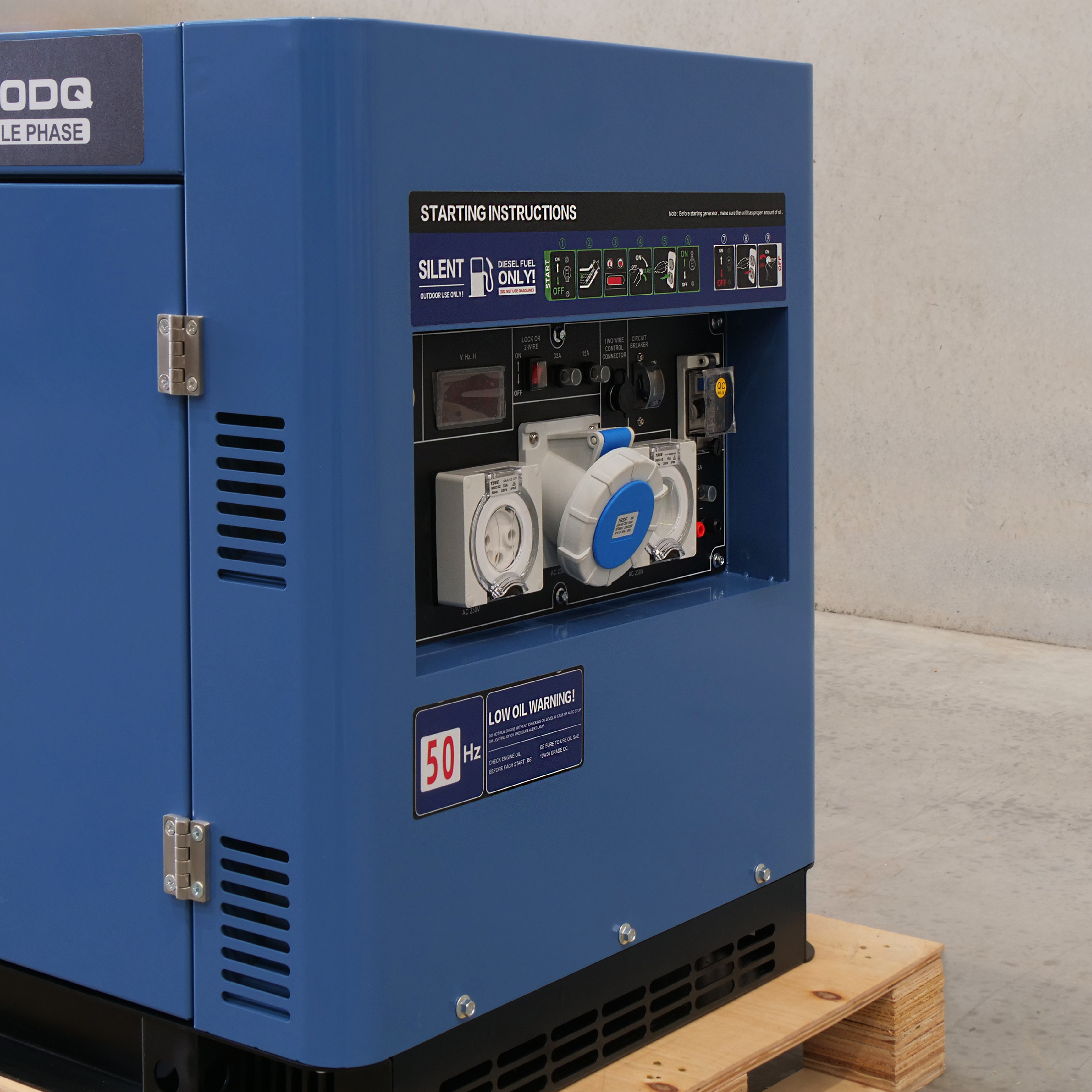 Hercules 12000W Silent Inverter Generator – Pure Sine Wave, Auto Start, Solar-Ready