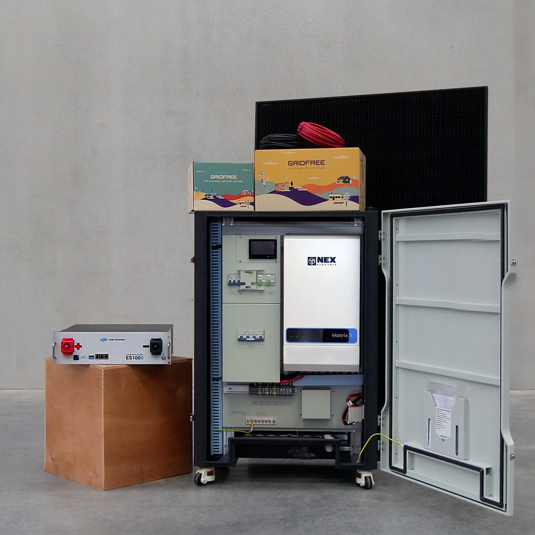 The Tui Solar Nest | All-In-One Cabinet Off-Grid Solar System