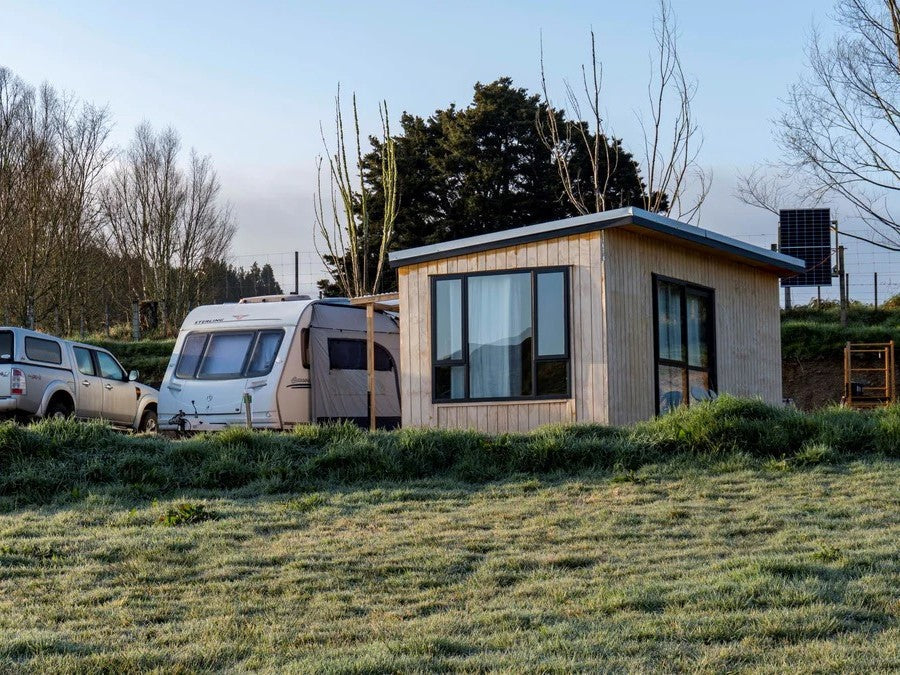 Karen + Hayden's Off-Grid Cabin