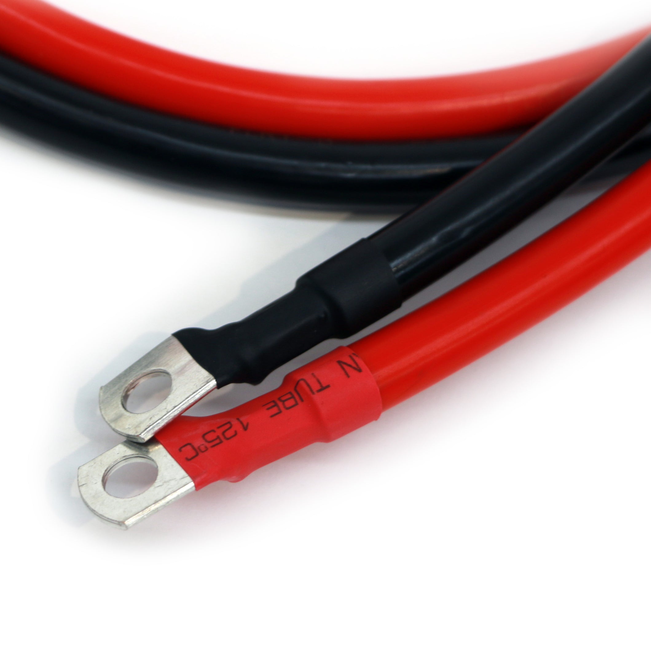 35mm² Pre-Crimped Cable Red&Black 1 meter - M8 + M6