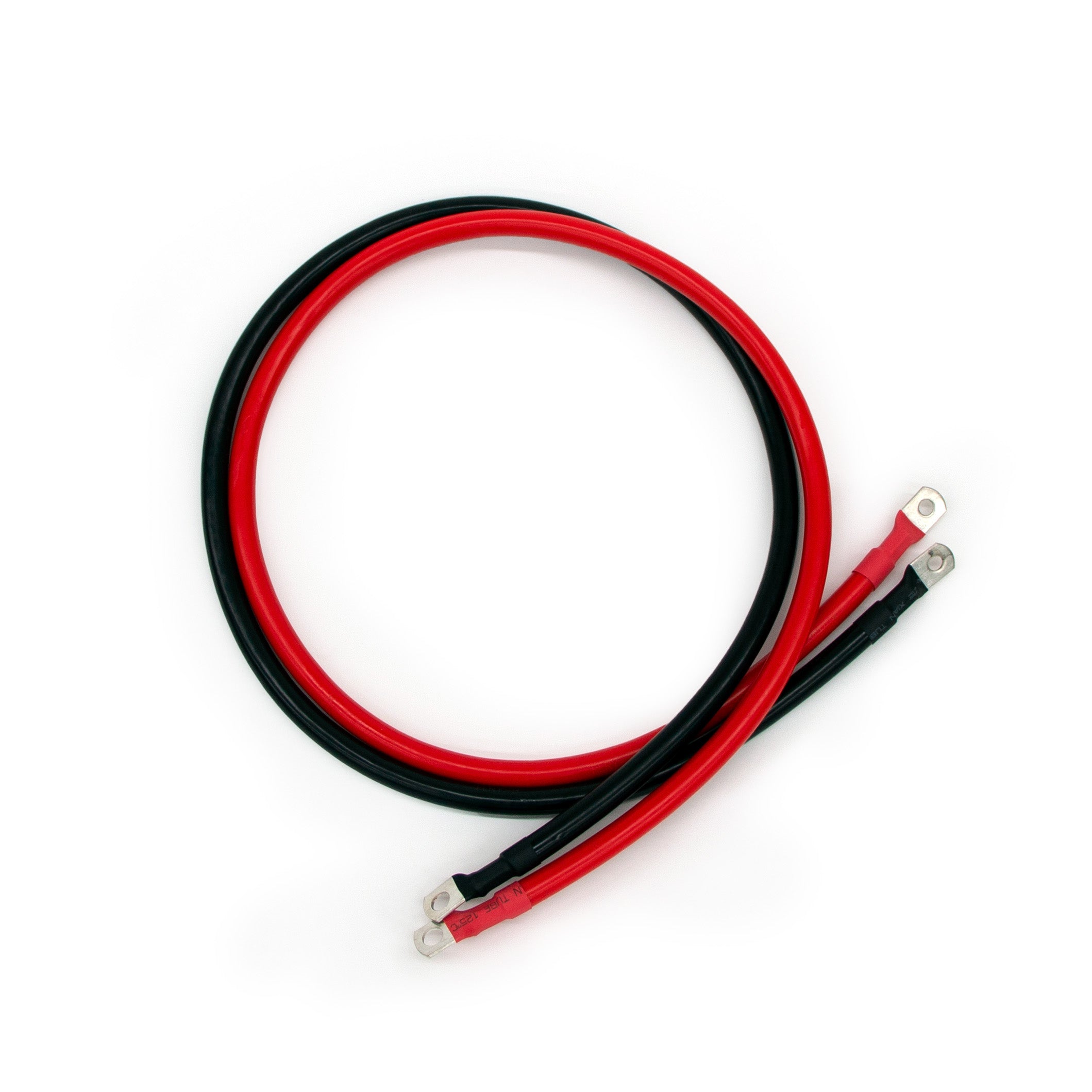 35mm² Pre-Crimped Cable Red&Black 1 meter - M8 + M6