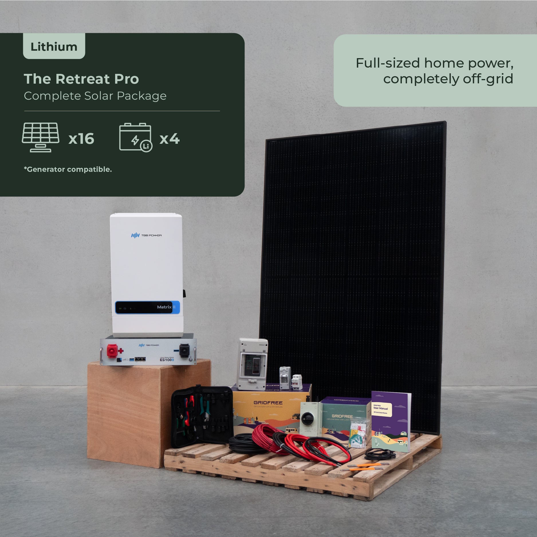 The Retreat Pro | Off-Grid Solar System