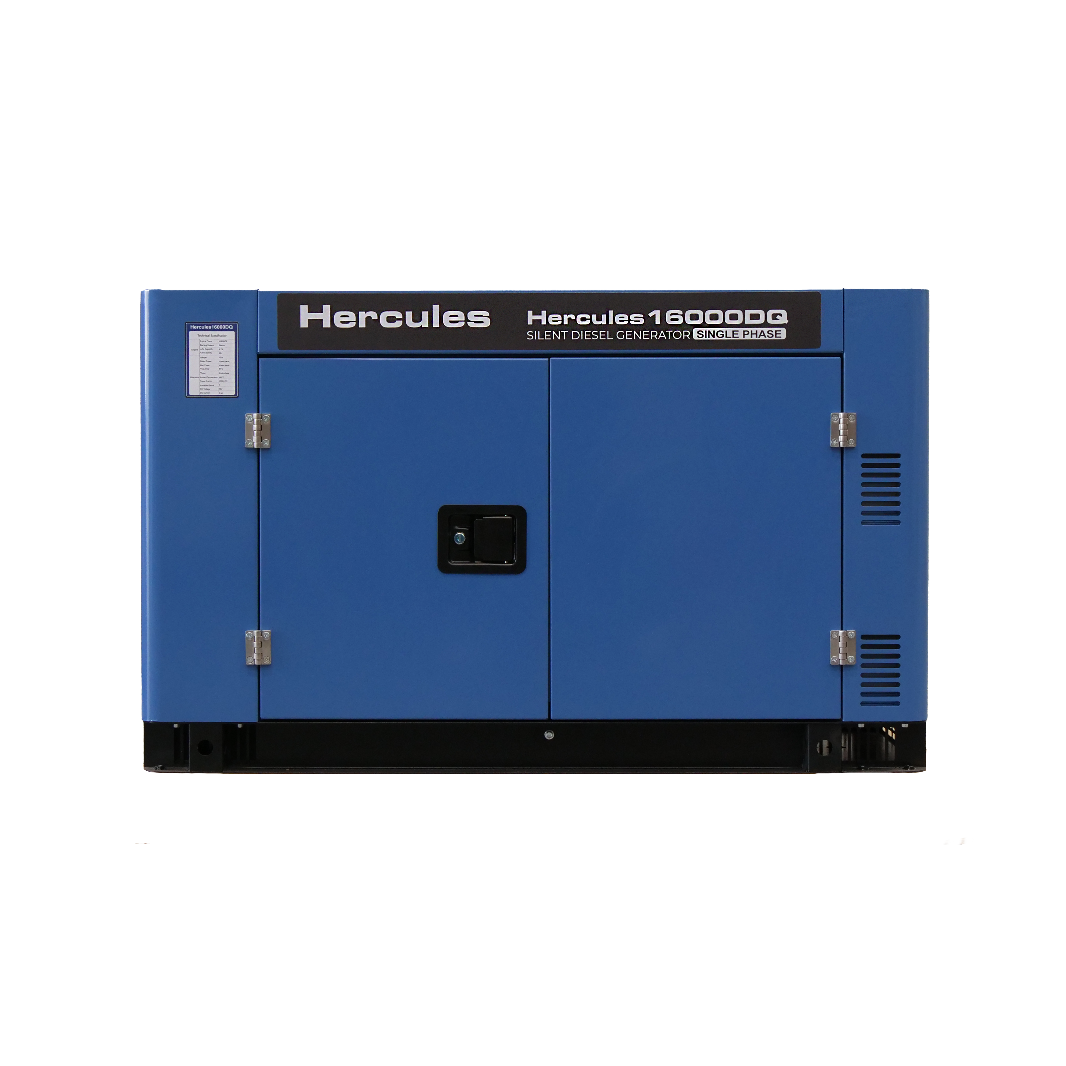 Hercules 12000W Silent Inverter Generator – Pure Sine Wave, Auto Start, Solar-Ready