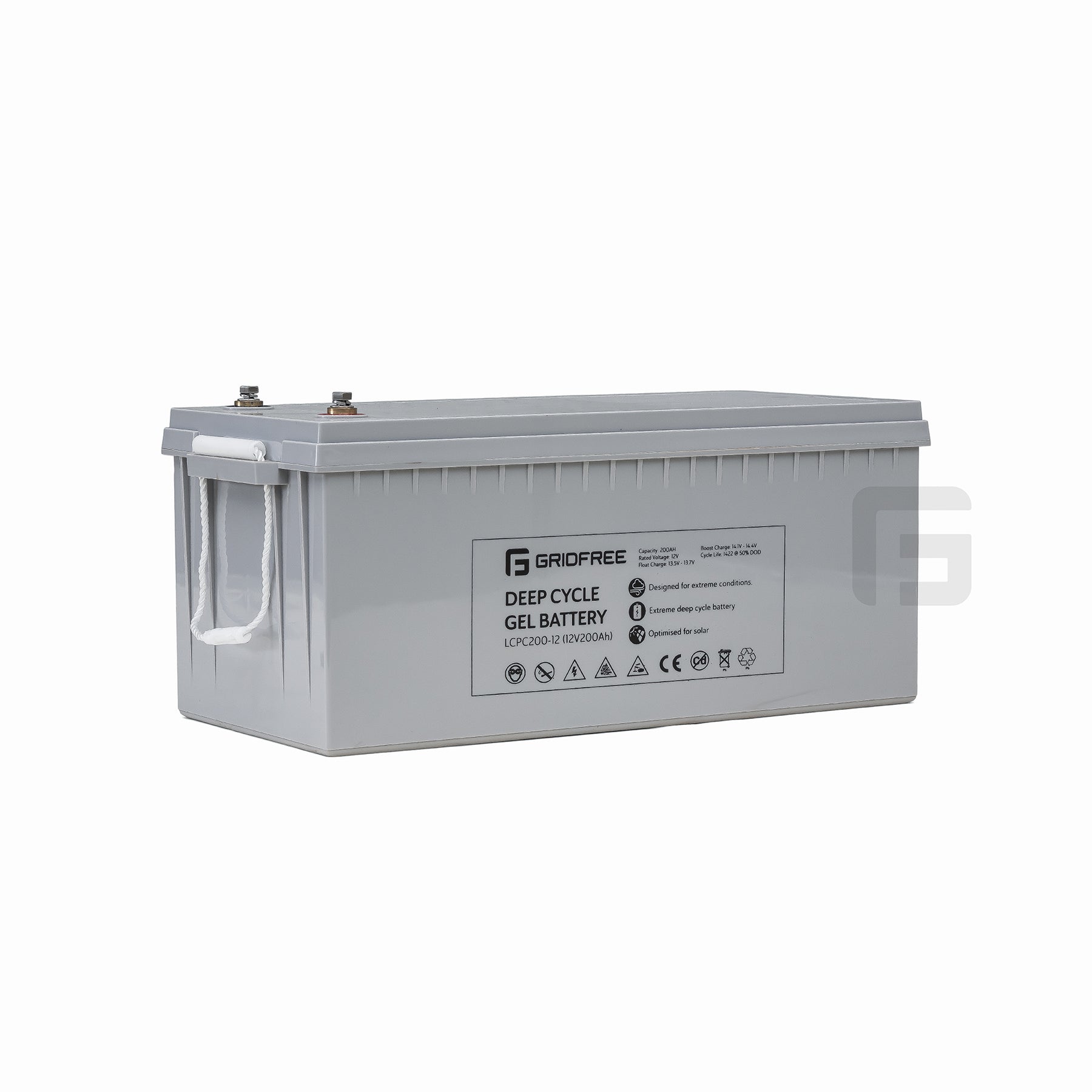 12v200Ah Gel Deep Cycle Battery