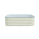 Raised Garden Bed 17'' Tall 6-In-1 Galvanised (White)