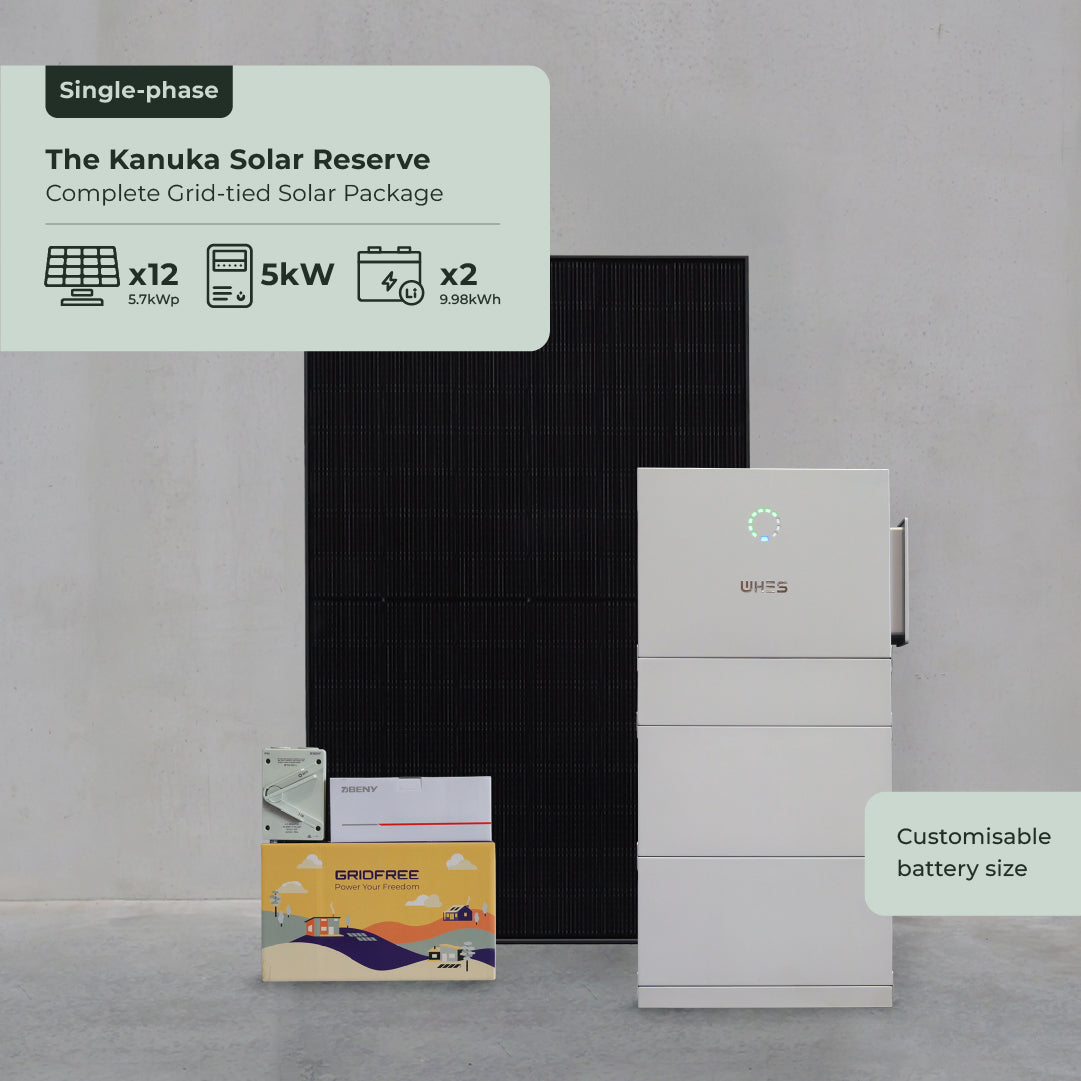 The Kanuka Solar Reserve | 5kW Grid-Tied Solar System