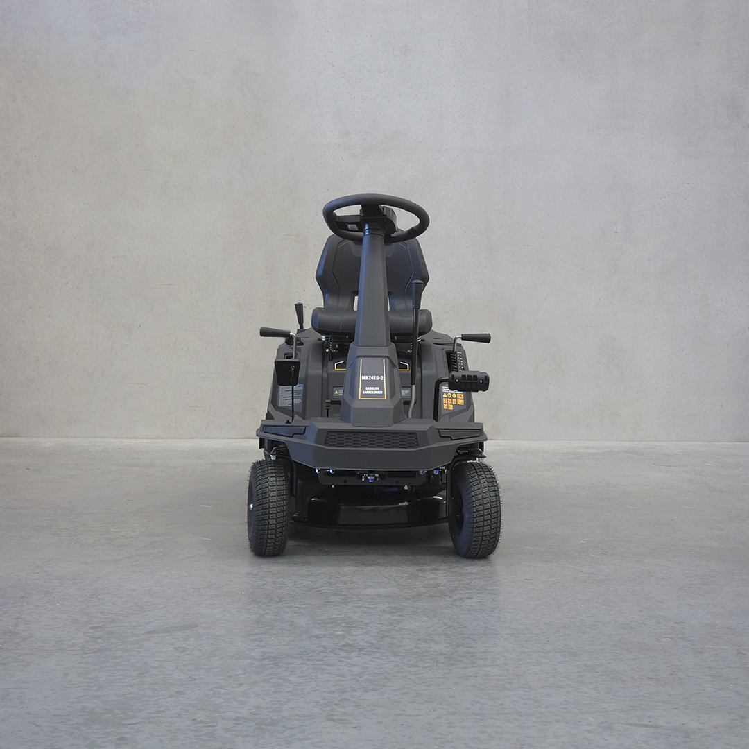 RATO MR24EG Compact Ride-On Lawn Mower | 24" 3-in-1 Rider with Catcher, Mulching Side Discharge