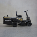 RATO MR24EG Compact Ride-On Lawn Mower | 24" 3-in-1 Rider with Catcher, Mulching Side Discharge