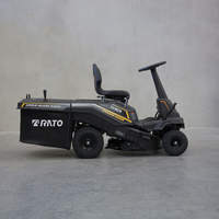 RATO MR24EG Compact Ride-On Lawn Mower | 24" 3-in-1 Rider with Catcher, Mulching Side Discharge