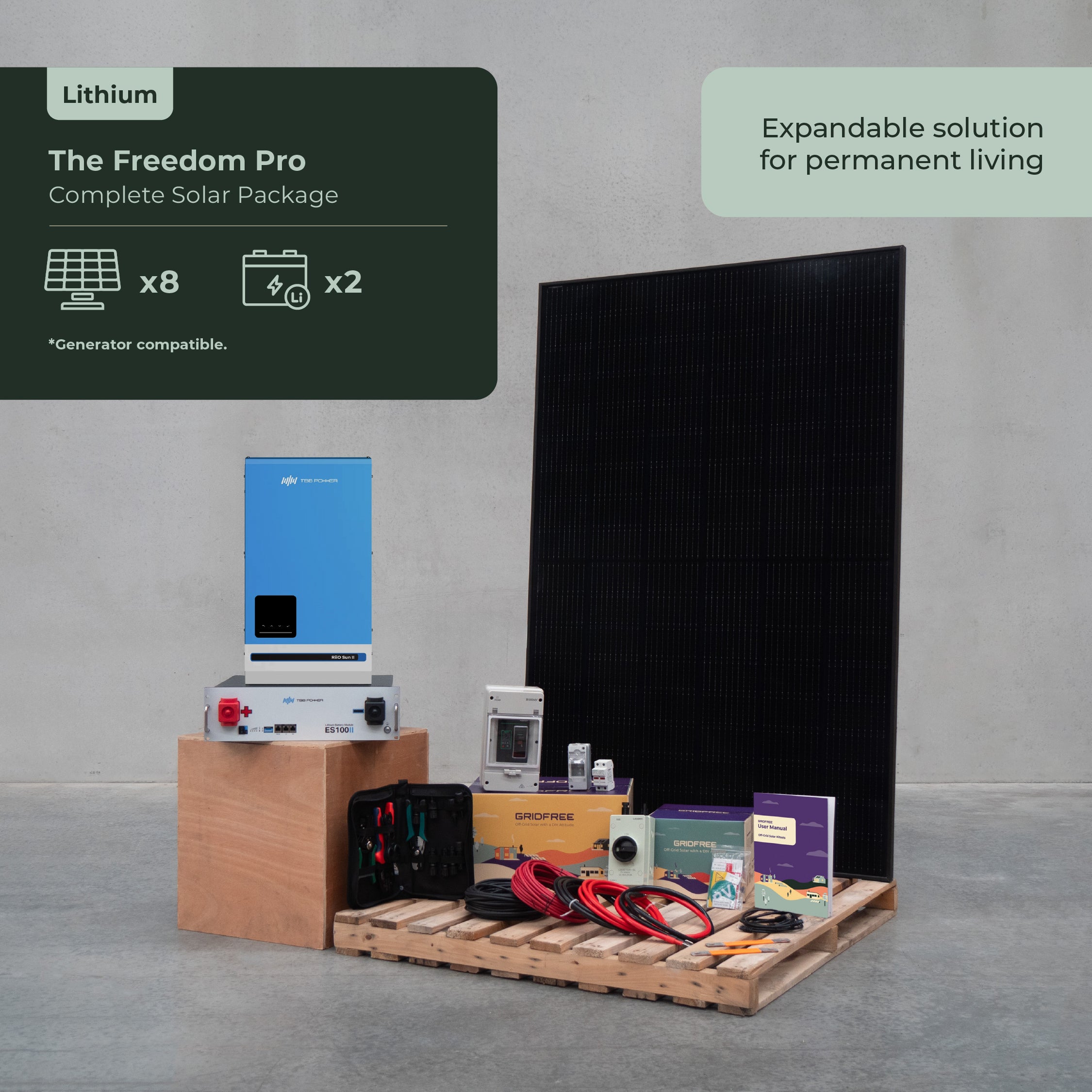 The Freedom Pro | Off-Grid Solar System