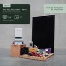 Expandable, off-grid solar power kit with monitoring and upgrade options