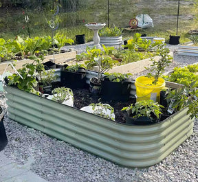 Modular Raised Garden Bed 11'' Tall 9-In-1 Galvanised