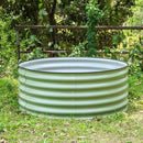 Raised Garden Bed 17'' Tall Round - Galvanised