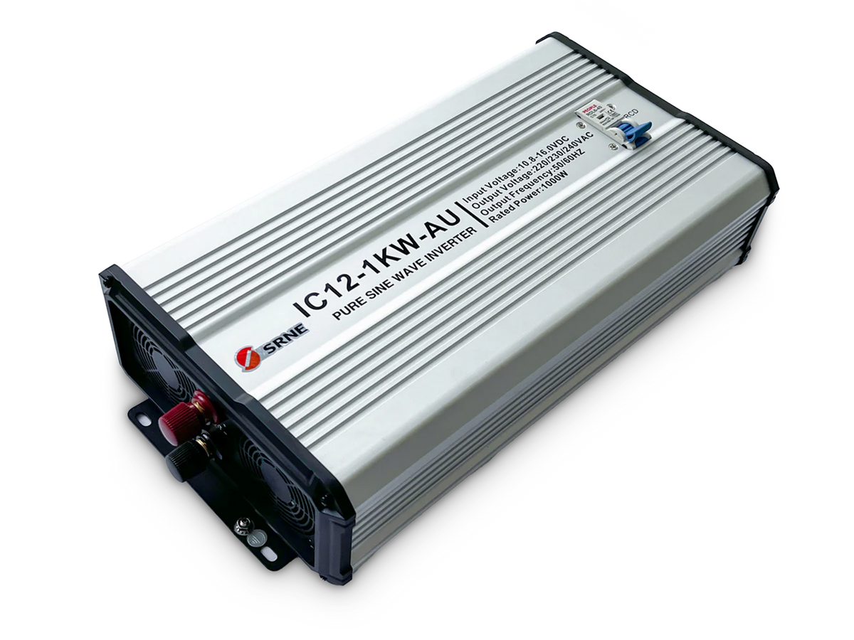 SRNE 12V 1kW Pure Sine wave inverter (AU/NZ)