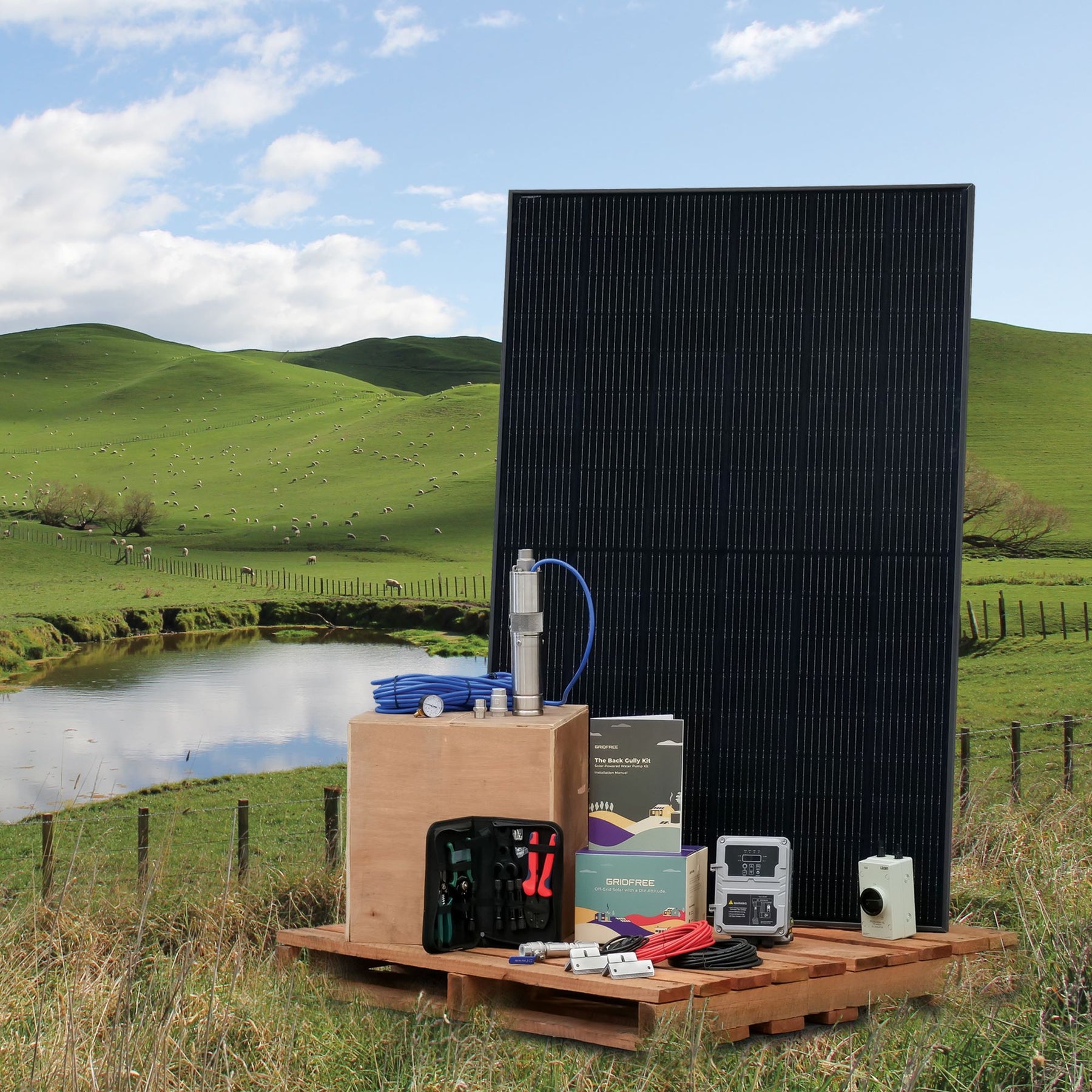 The Back Gully Solar Water Pumping Kit