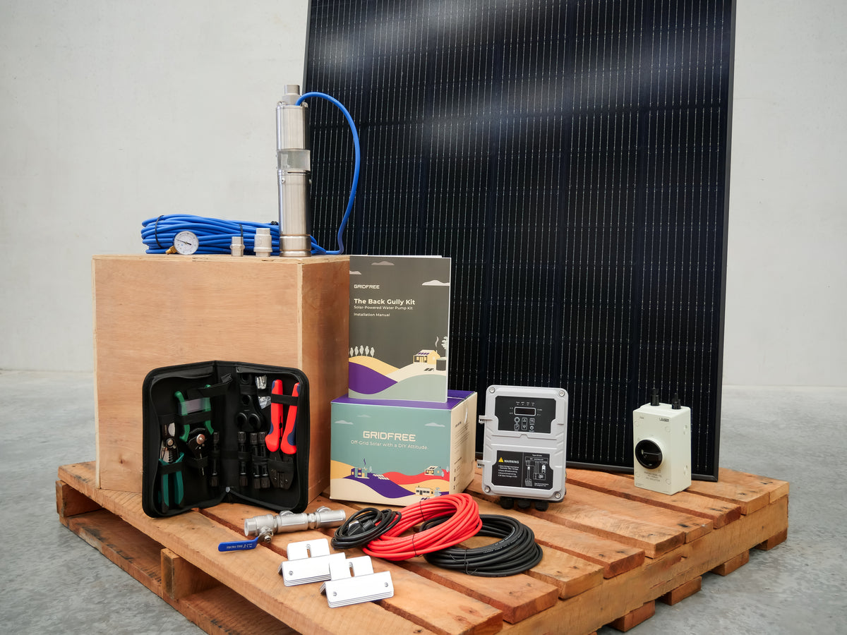 The Back Gully Solar Water Pumping Kit – GridFree®