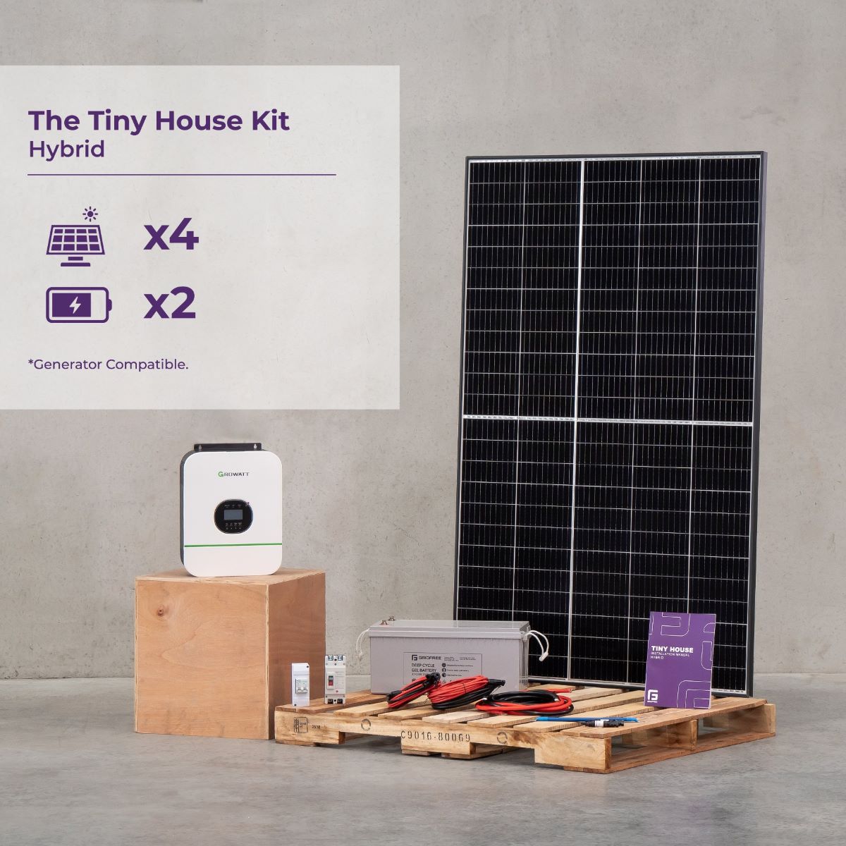 Tiny House Solar Kit DIY Solar Panel Kits 4kw GridFree