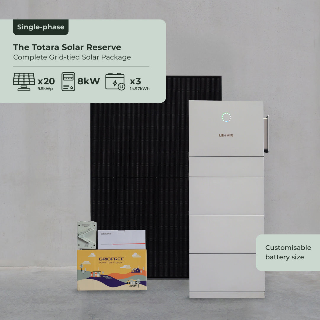 The Totara Solar Reserve | 8kW Grid-Tied Solar System