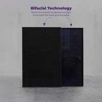 TW Solar 440W N-Type BiFacial Solar panel [Full-Black Module]