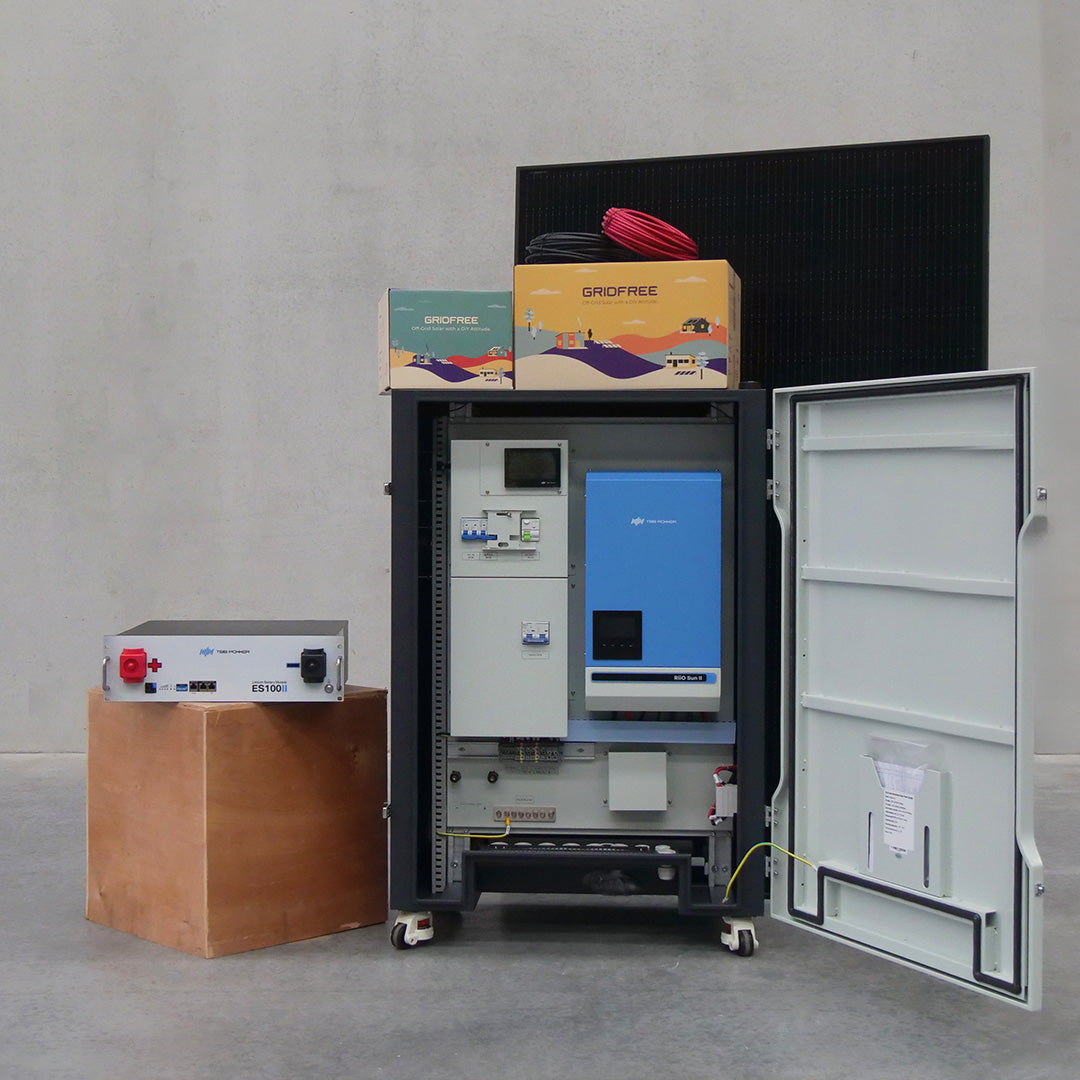 The Hihi Solar Nest | All-In-One Cabinet Off-Grid Solar System