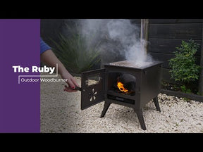 'Ruby' OUTDOOR Woodburner Stove