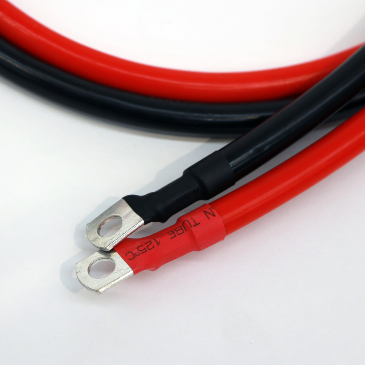35mm² Pre-Crimped Cable Red&Black 1 meter - M8 + M6