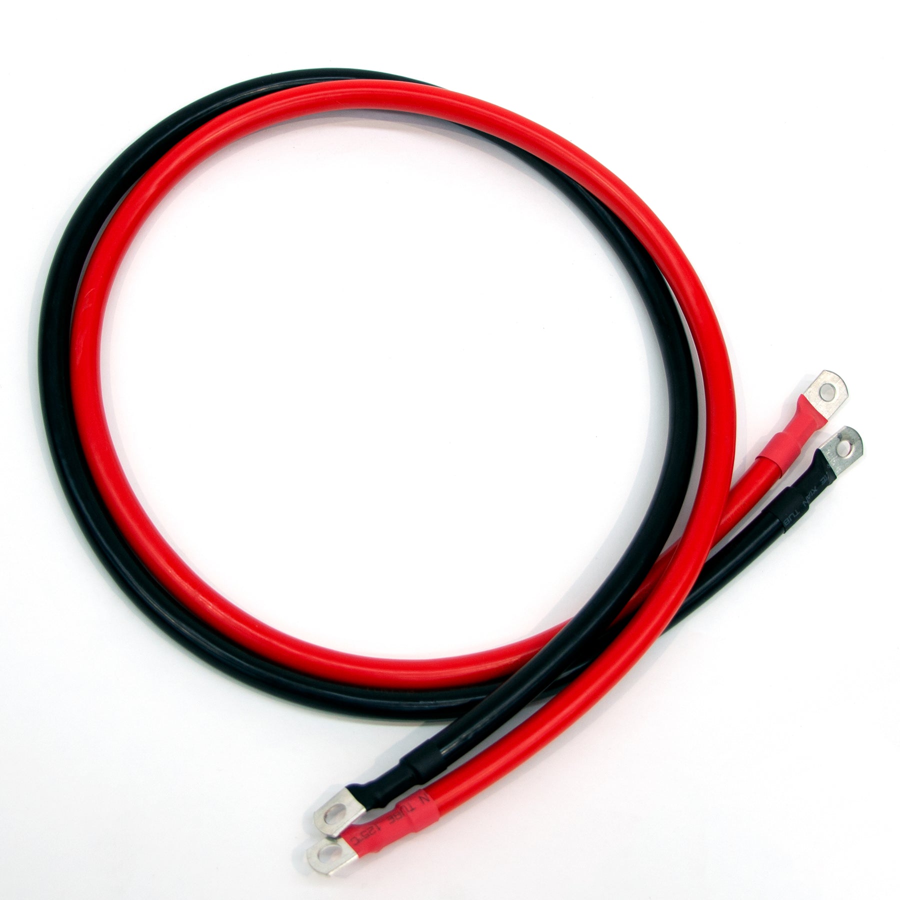 35mm² Pre-Crimped Cable Red&Black 1 meter - M8 + M6