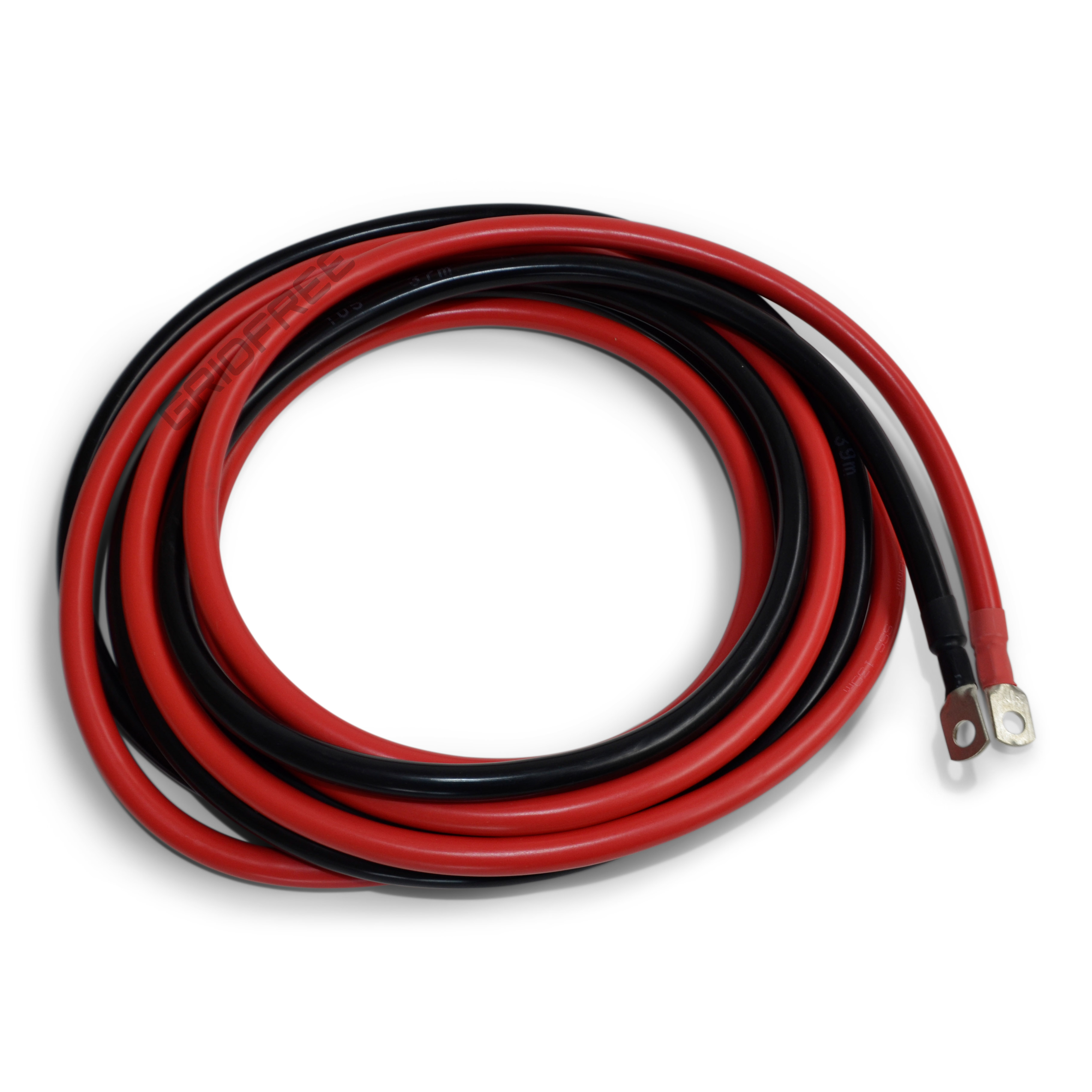 25mm² Pre-Crimped Cable Red&Black - 3m