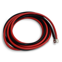 25mm² connection cable Red&Black - 3 meters pre-crimped